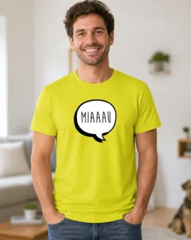 Fotografía de Camiseta para hombre «MIAU» de ThePetLover