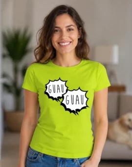 Fotografía de Camiseta para mujer «GUAU GUAU» de ThePetLover