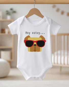 Fotografía de Body bebé «HOY ESTOY…» (modelo gafas) de ThePetLover