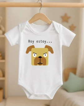 Fotografía de Body bebé «HOY ESTOY…» (modelo enfadado) de ThePetLover