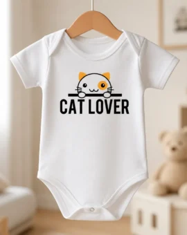 Fotografía de Body bebé «CAT LOVER BABY» de ThePetLover