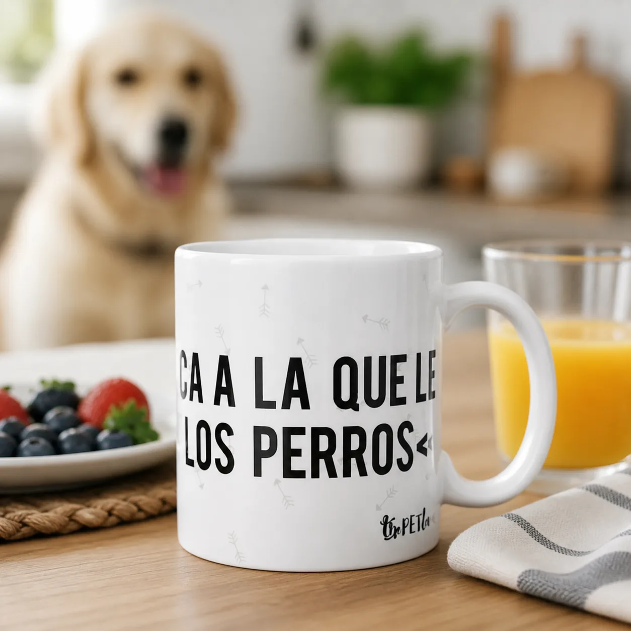 Fotografía de Taza «BUSCO CHICA A LA QUE LE ENCANTEN LOS PERROS» de ThePetLover