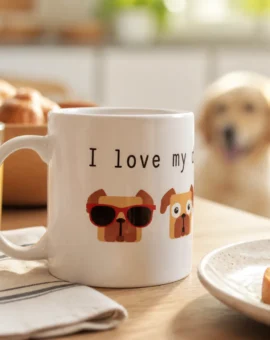 Fotografía de Taza «I LOVE MY DOG WHEN…» de ThePetLover