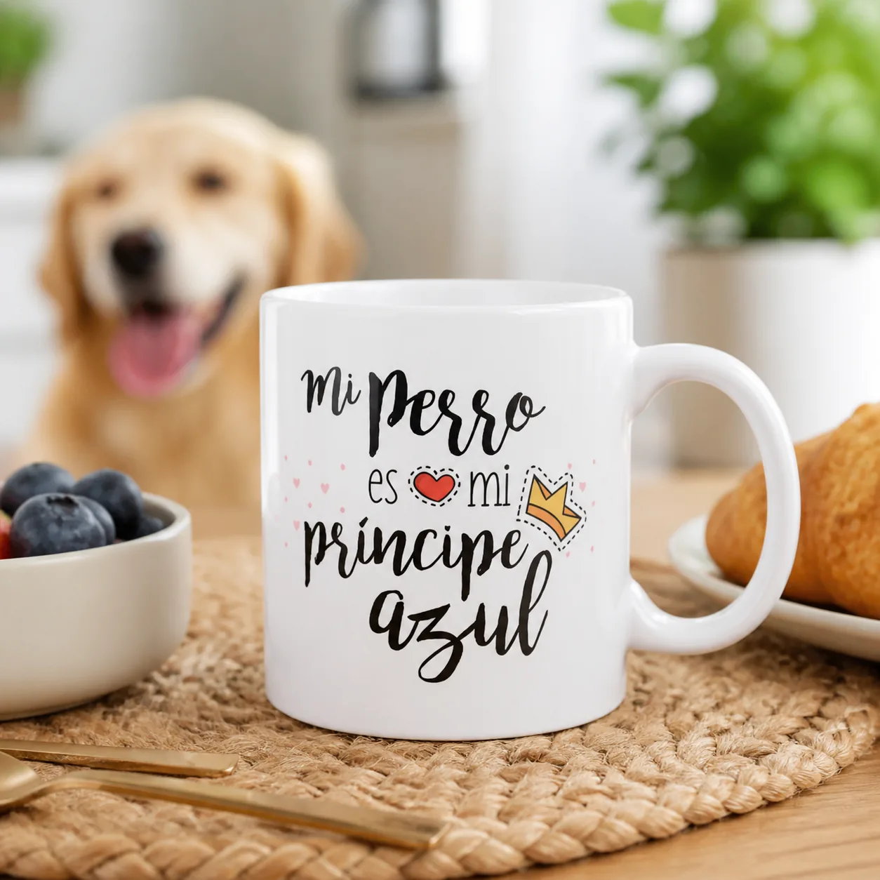 Fotografía de Taza «MI PERRO ES MI PRÍNCIPE AZUL» (blanca) de ThePetLover