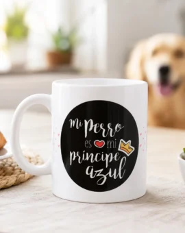 Fotografía de Taza «MI PERRO ES MI PRÍNCIPE AZUL» de ThePetLover