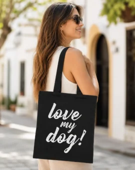 Fotografía de Bolsa tote «Love my dog» de ThePetLover
