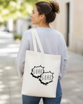 Fotografía de Bolsa saco «GUAU GUAU» de ThePetLover