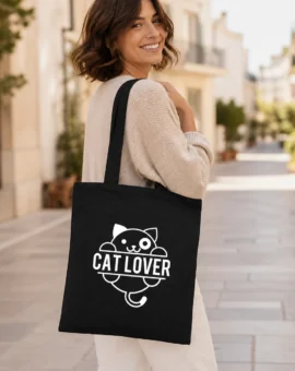 Fotografía de Bolsa tote «CAT LOVER» de ThePetLover
