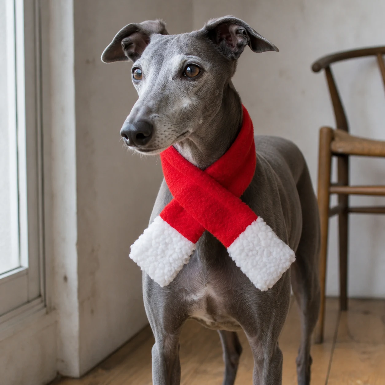 Fotografía de Bufanda navideña para perros de color rojo de ThePetLover