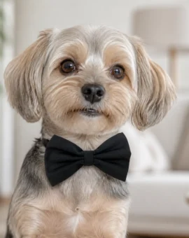 Fotografía de Pajarita negra para perros de ThePetLover